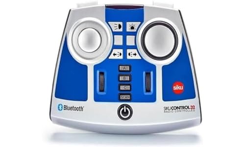 Siku 6730, Bluetooth Fernsteuermodul, Für Siku Control Fahrzeuge mit Bluetooth-Steuerung, Kunststoff, Batteriebetrieben, Blau/Silber