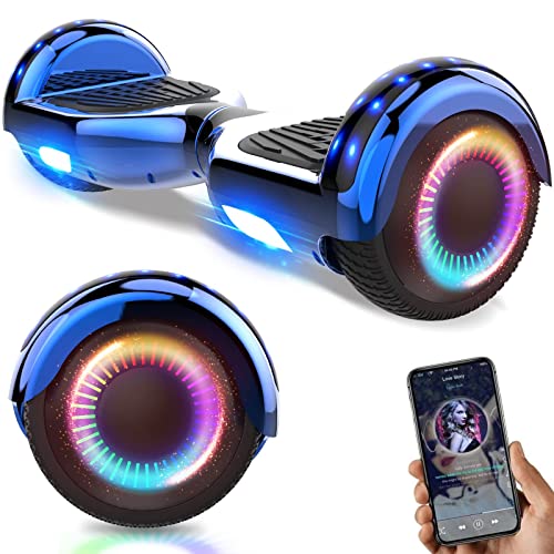 GeekMe Hoverboards,Hoverboards für Kinder,Hoverboards mit Bluetooth-Lautsprecher,Schöne LED-Leuchten,Geschenk für Kinder