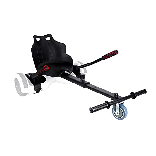 HMLWMJ Hoverboard-Sitz-Zubehör für 16.5 cm, 20.3 cm, 25.4 cm, kompatibel mit den meisten Hoverboard-Selbstausgleichs-Rollern für Kinder und Erwachsene, schwarz