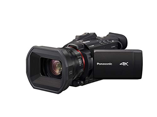 Panasonic HC-X1500E 4K Camcorder (4K Video, Kamera mit Gesichtserkennung, LEICA Objektiv, 25mm Weitwinkel, 24x optischer Zoom, Profi-Videokamera)