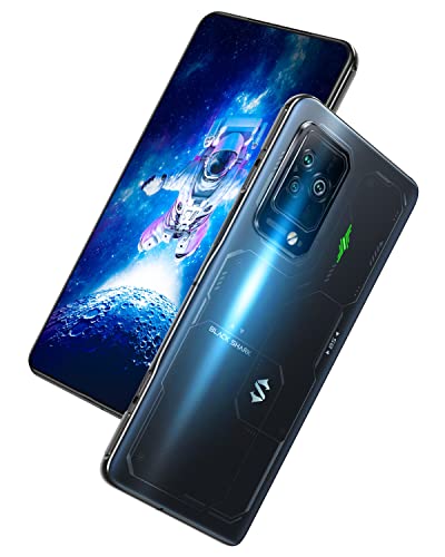 Black Shark 5 Pro [5G] Gaming Smartphone 12+256GB, 144Hz E-Sports Anzeige 6,67”, Snapdragon 8 Gen 1, 108MP Cámara, Akku 4650mAh, LPDDR5+UFS3.1 (Global Version) (Stellarschwarz)