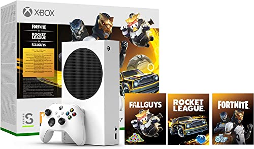 Xbox Series S mit kostenlosen Inhalten + digitale Währung für Fortnite, Rocket League und Fall Guys