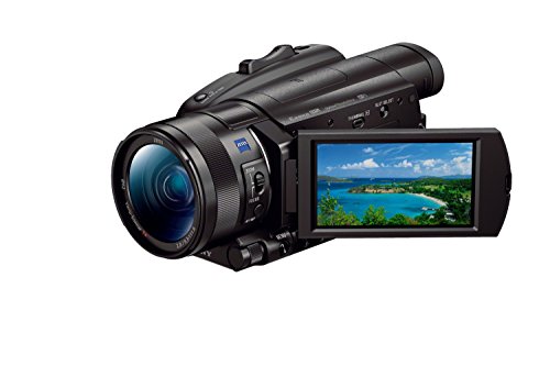 Sony FDR-AX700 Ultra-HD-Camcorder (1 Zoll Exmor RS Stacked Sensor, 3,5“ Touch-Display, 4K HDR Aufnahme, Fast-Hybrid Autofokus mit 273 Fokuspunkten, 40-Fach Super-Slow-Motion) schwarz