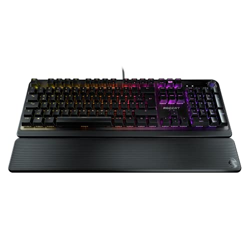 Roccat Pyro - Mechanische RGB Gaming Keyboard mit RGB-Beleuchtung (DE Layout), schwarz