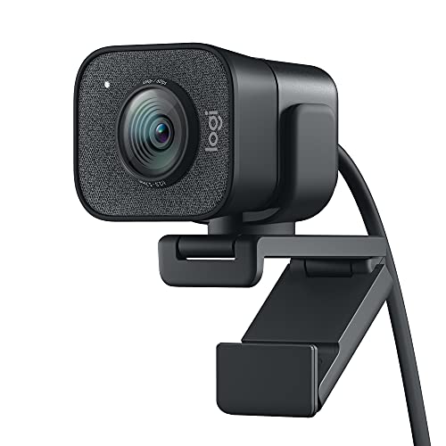 Logitech StreamCam - Livestream-Webcam für Youtube und Twitch, Full HD 1080p, 60 FPS, USB-C Anschluss, Gesichtserkennung durch Künstliche Intelligenz, Autofokus, vertikales Video - Graphit