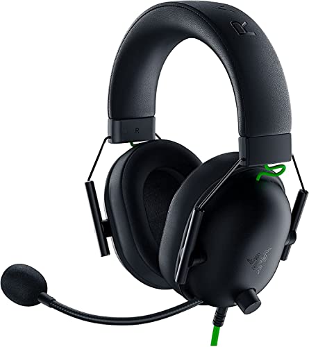 Razer BlackShark V2 X - Premium Esports Gaming Headset (Kabelgebundene Kopfhörer mit 50mm-Treiber, Rauschunterdrückung für PC, Mac, PS4, Xbox One & Switch) Schwarz