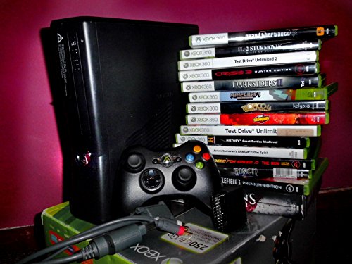 Xbox 360 - Konsole Slim 250 GB, schwarz-matt